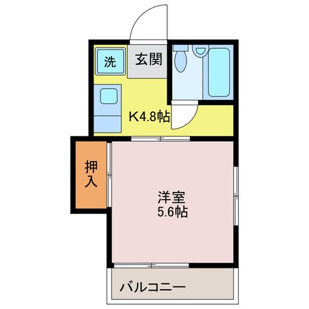 ダイソー５号館の物件間取画像